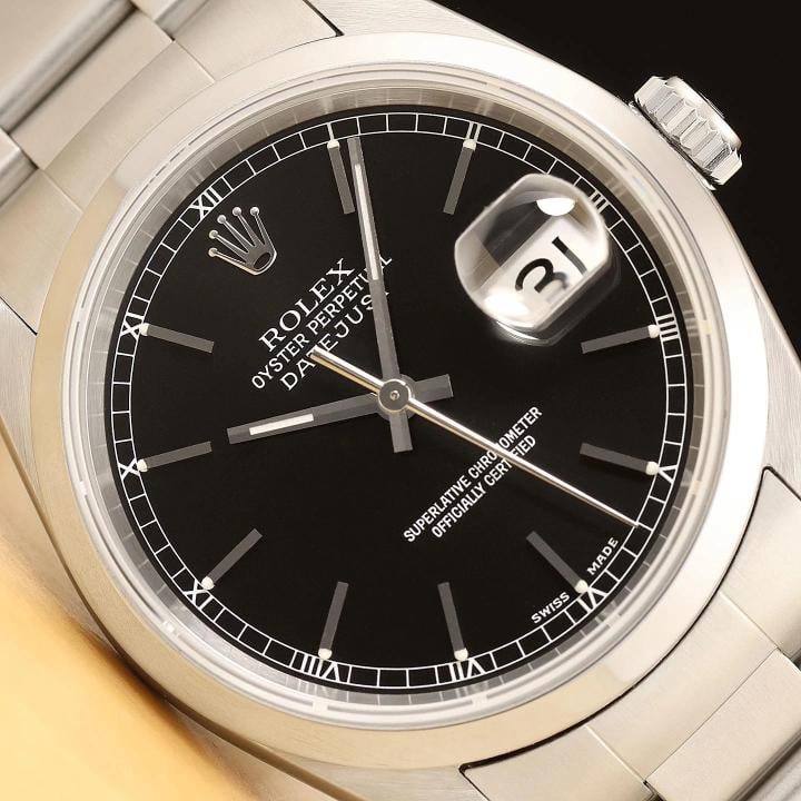 2004 PAPER ROLEX MENS DATEJUST 16200 36MM BLACK DIAL STEEL OYSTER WATCH: Condition: Pre-owned - Excellent,Brand: Rolex,Gender: Men's,Style: Dress/Formal, Luxury, Luxury: Dress Styles,Features: 12-Hour Dial, Chronometer, Sapphire Crystal, Screwdown Crown, Seconds Hand, Self