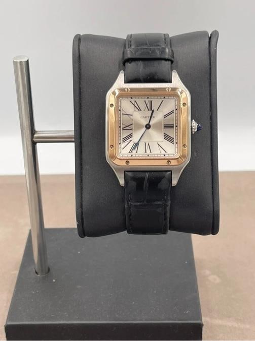Cartier Santos-Dumont Small Model Two-Tone Quartz Watch Ref. W2SA0038 (1 of 11)
