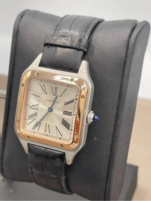 Cartier Santos-Dumont Small Model Two-Tone Quartz Watch Ref. W2SA0038 - 6