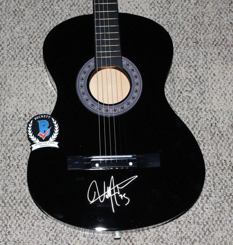 BILLY STRINGS SIGNED BLACK F/S ACOUSTIC GUITAR RENEWAL PICKER BECKETT COA: Industry: Music,Signed: Yes,Autograph Authentication: Beckett,Object Type: Guitar & Guitar Pick,Original/Reproduction: Original,Country of Origin: United States