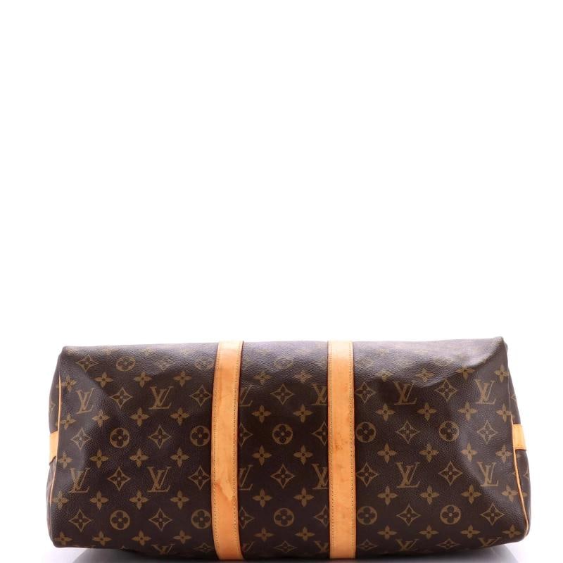 Louis Vuitton Keepall Bandouliere Bag Monogram Canvas 45 - 4