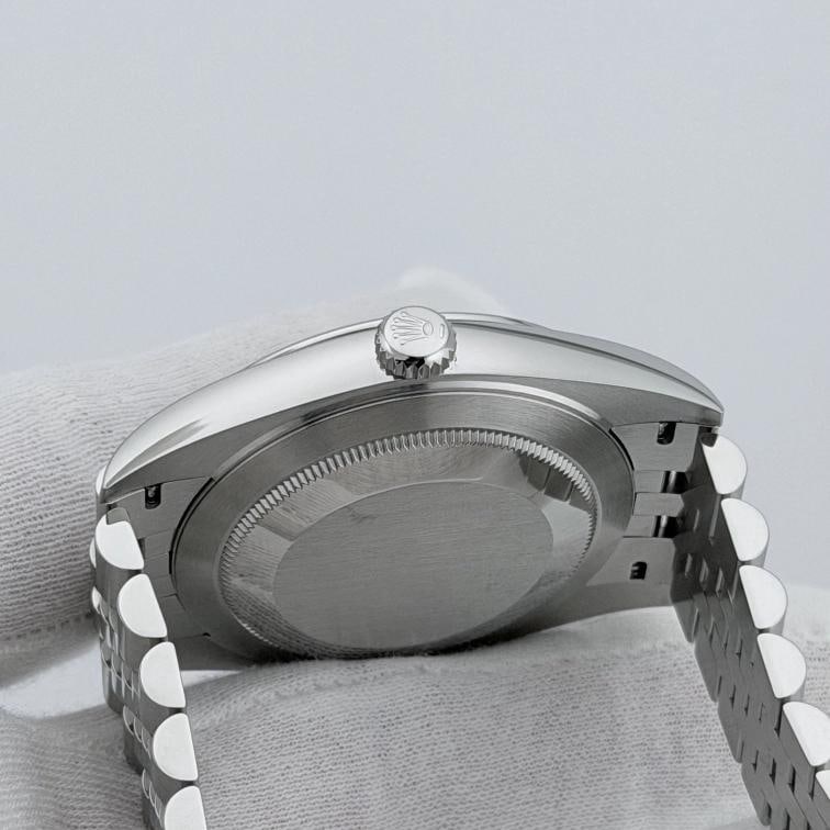 Rolex Datejust 41 126300 41mm Blue Dial Stainless Steel Jubilee Box Paper - 8
