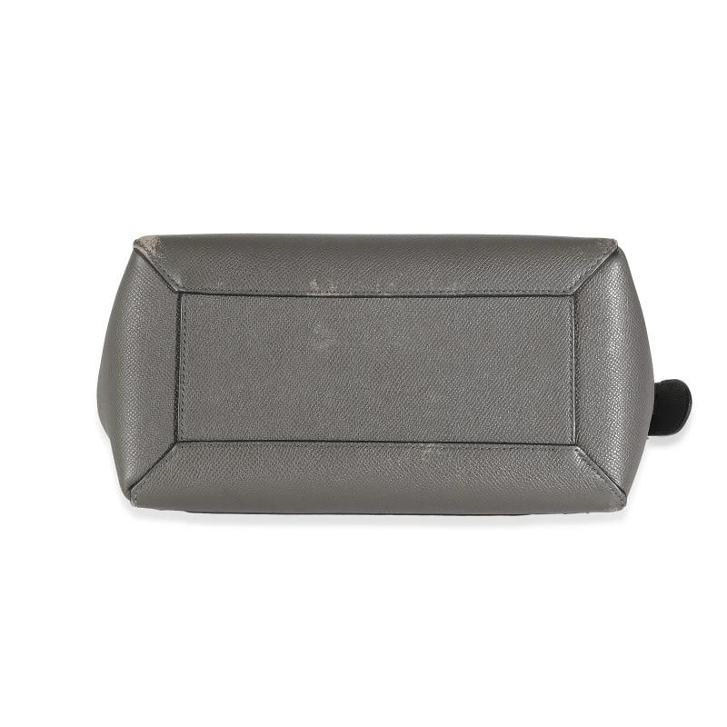 Celine Grey Grained Calfskin Micro Belt Bag - 8