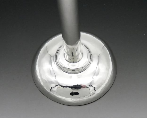 Vintage 1910s Arts & Crafts Porter Blanchard Sterling Silver Bud Flower Vase - 4