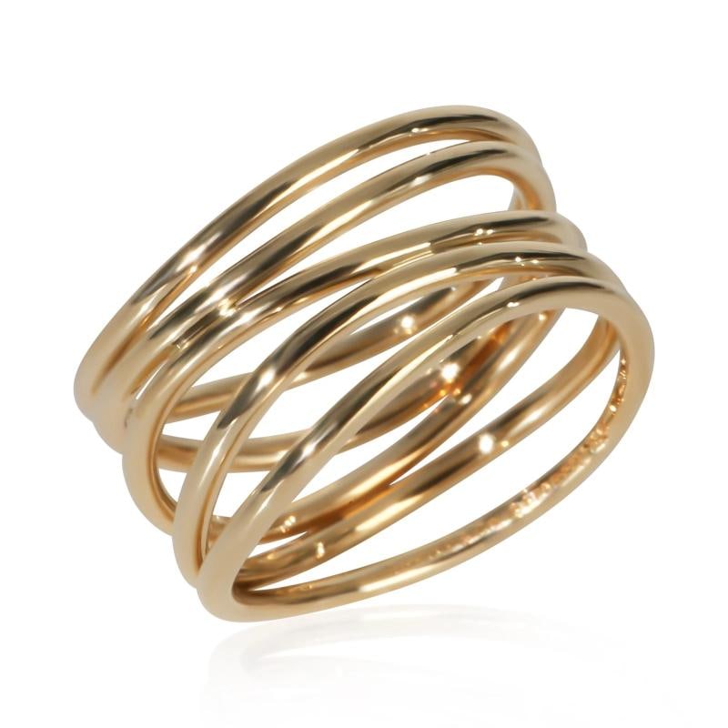 Tiffany & Co. Yellow Gold Elsa Peretti Wave Ring - 4