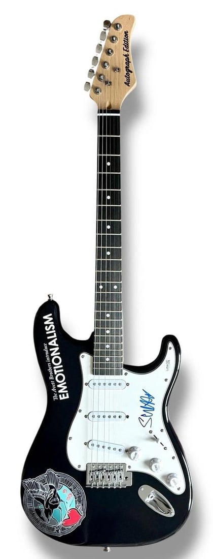 Scott Avett Signed Guitar Custom Graphics JSA COA Avett Brothers Emotionalism - 3