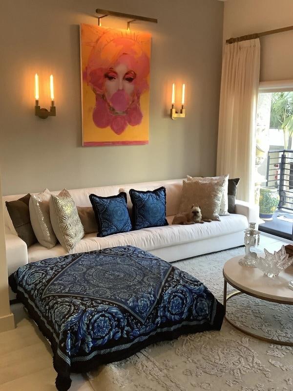 Atelier Versace Custom Made Set Of 4 Pillows Sz18Ã¢â‚¬Â18Ã - 5