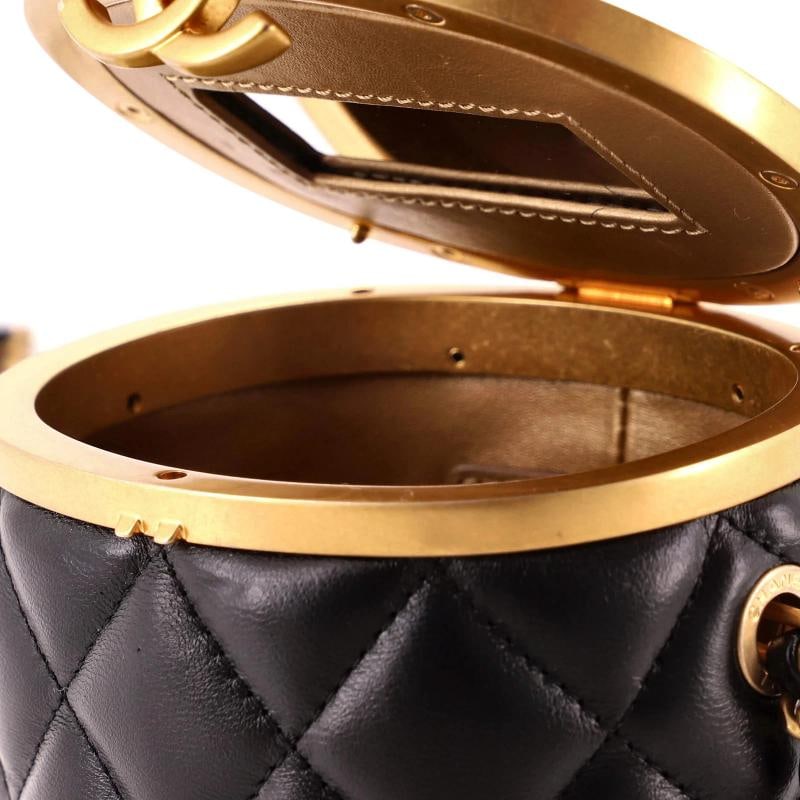 Chanel Crown Box Vanity Bag Quilted Lambskin Mini - 5