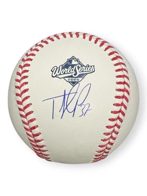 Teoscar Hernandez Signed 2025 World Series Baseball (Fanatics) (1 of 3)