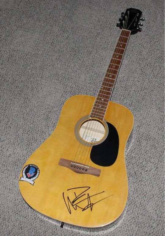 DAVE MATTHEWS SIGNED F/S ACOUSTIC GUITAR DMB BAND HOF 2024 BECKETT COA AUTOGRAPH - 3