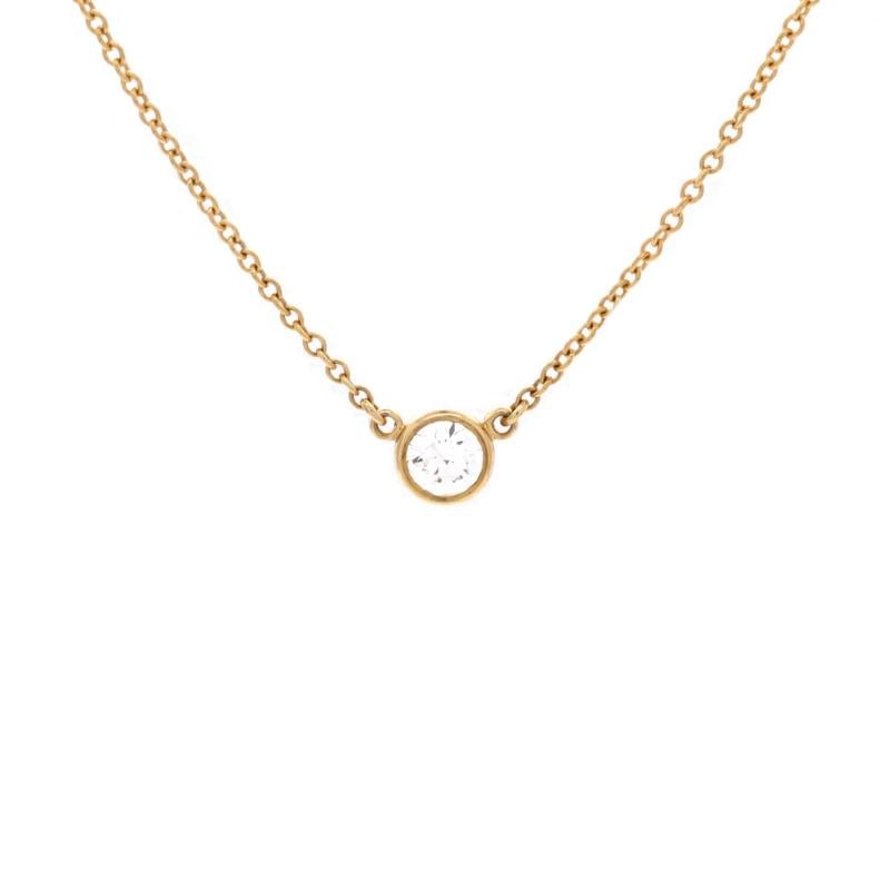 Tiffany & Co. Elsa Peretti Diamonds By The Yard Pendant Necklace 18K Yellow Gold: Condition: Pre-owned - Good,Brand: Tiffany & Co.,Main Stone: Diamond,Metal: 18K Yellow Gold,Metal Purity: 18K,Style: Pendant,Type: Necklace,Color: Yellow Gold,Material: 18K Yellow Gold, Diamond