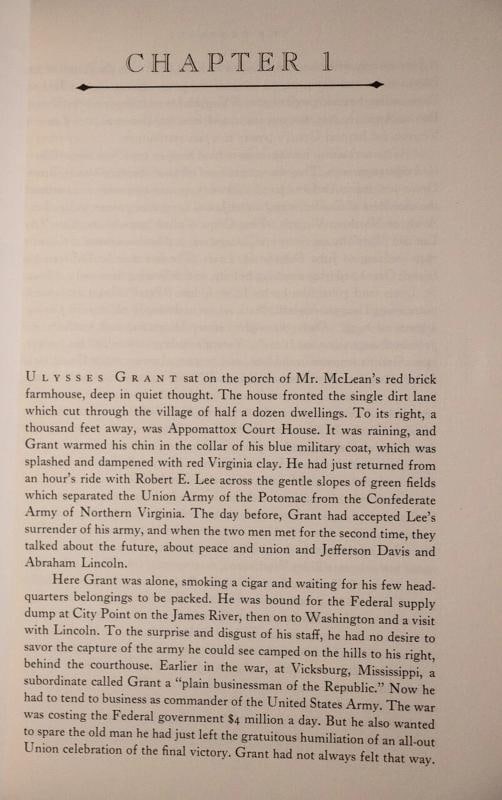 The Generals Ulysses S Grant and Robert E Lee First Edition Fine Leather Binding - 5