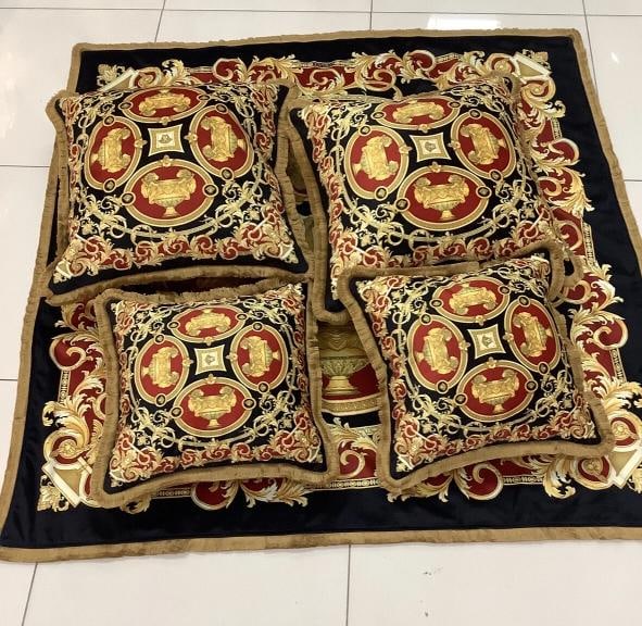 Set Of 4 Lion And Urn Versace Custom Made Pillows Sz18¢â‚¬18¢â& (1 of 15)