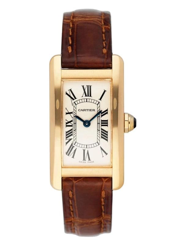 Cartier Tank Americaine W2601556 18k Yellow Gold White Dial Quartz 19mm: Condition: Pre-owned - Good: This item has been gently used but is in good condition. It might have a few signs ... Read moreabout the conditionPre-owned - Good: This item has been gently used but is 