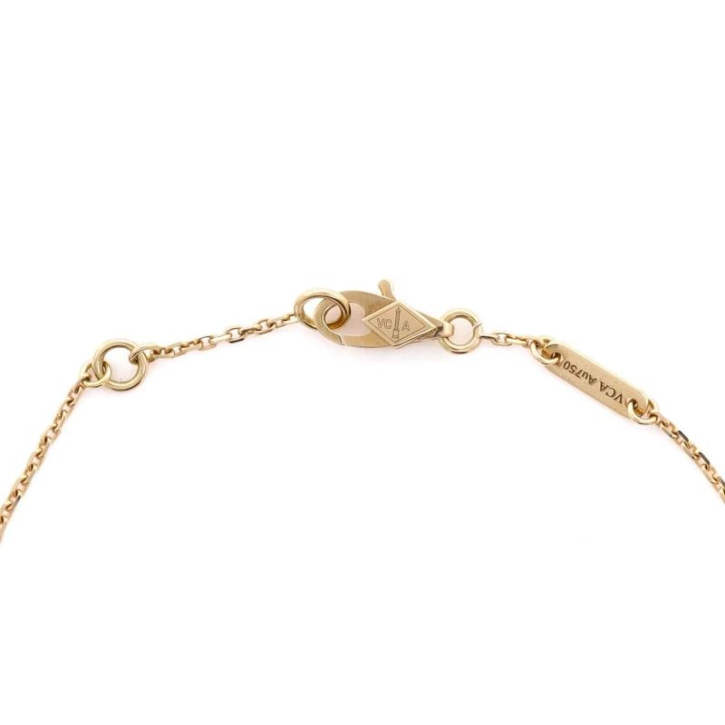 Van Cleef & Arpels Sweet Alhambra Bracelet 18K Yellow Gold and Mother of Pearl - 2