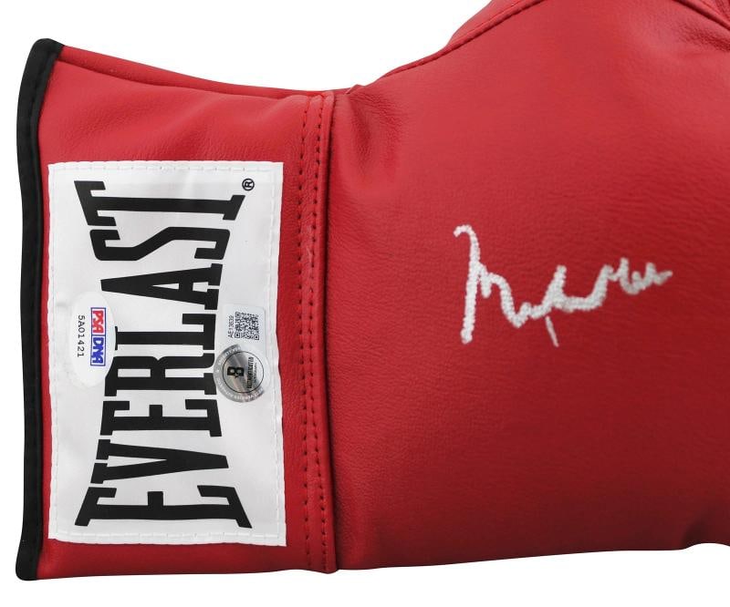Muhammad Ali Authentic Signed Red Everlast Boxing Glove Autographed BAS #AE13639 - 3