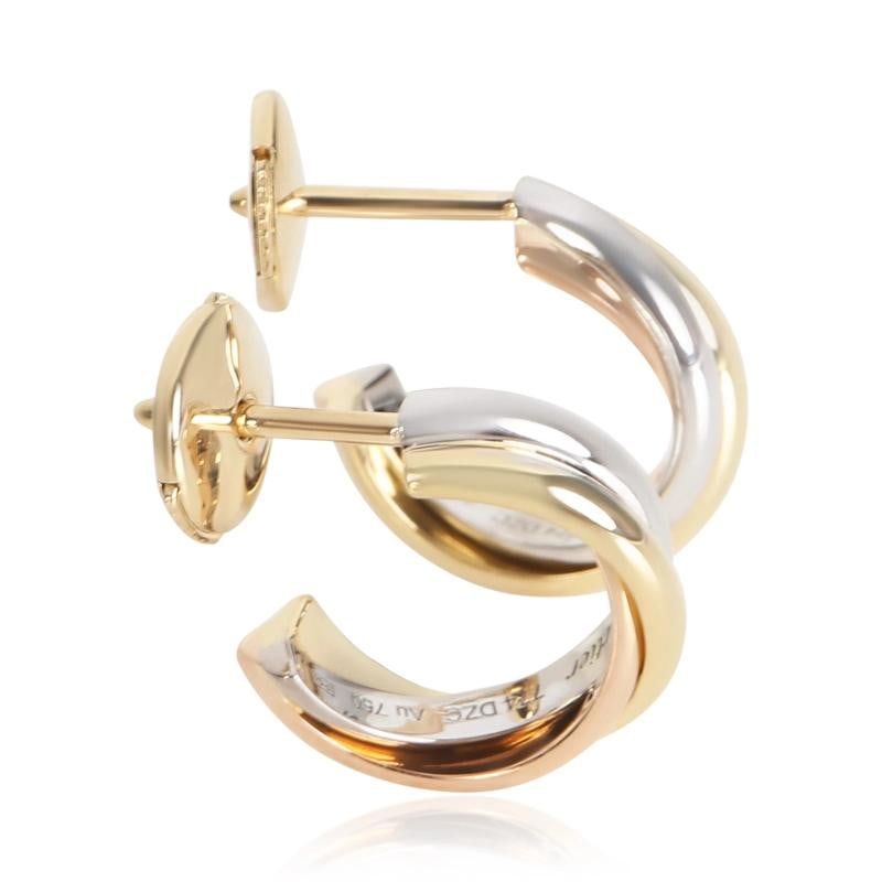 Cartier 3-Tone Gold Trinity Earrings - 3
