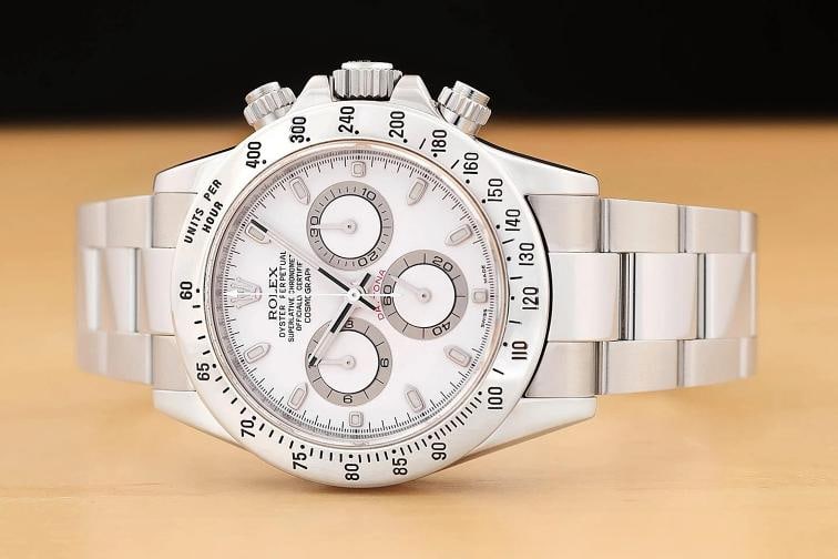2010 CARD ROLEX DAYTONA COSMOGRAPH 116520 40MM WHITE OYSTER STEEL WATCH - 3
