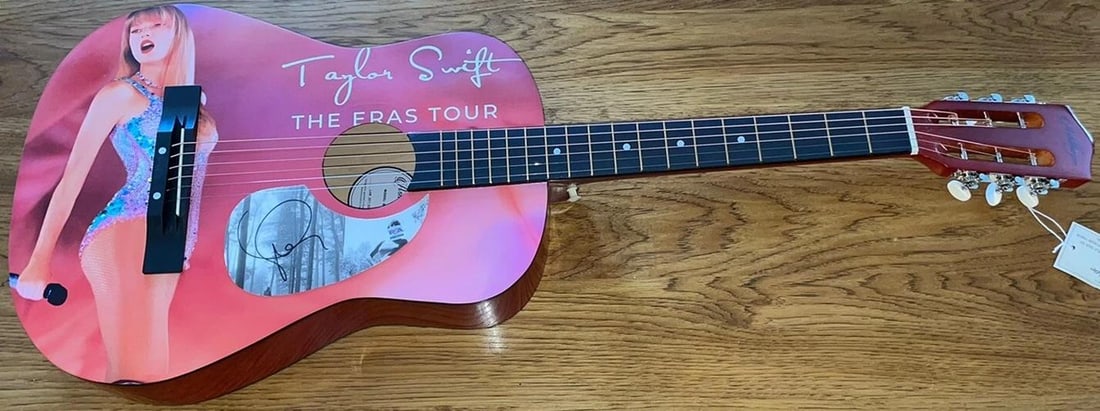 Taylor Swift Swift Signed Custom Guitar (PSA) - 2