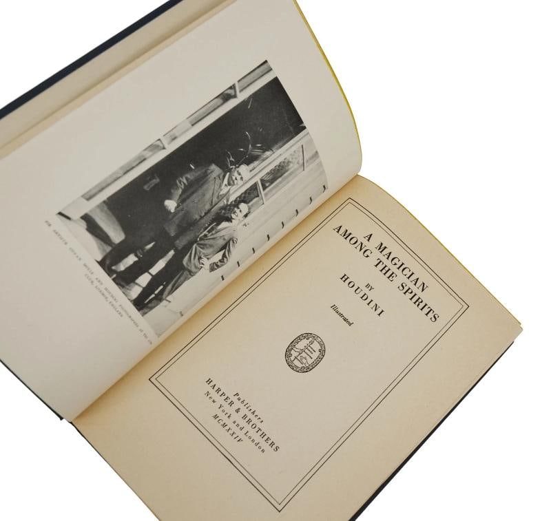 A Magician Among the Spirits ~ by HARRY HOUDINI ~ First Edition ~ 1st ~ 1924 - 5