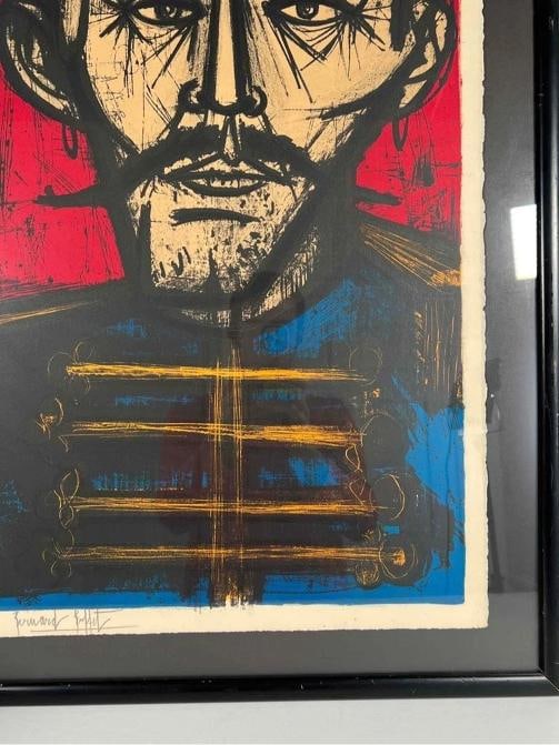 Vintage French Bernard Buffet Le Dompteur 1968 Signed Numbered Lithograph Print - 5