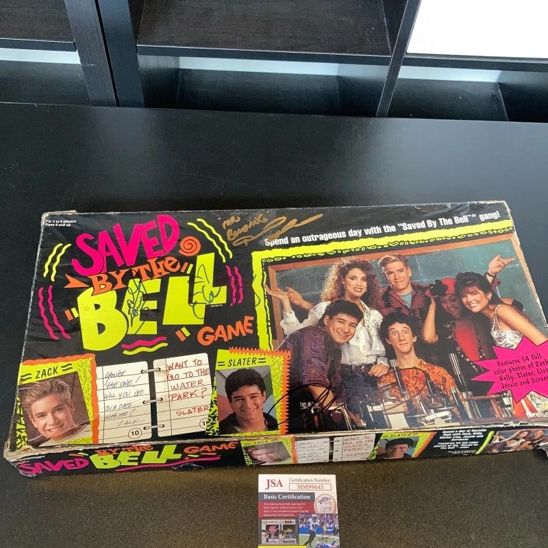 Saved By The Bell TV Show Cast Signed Vintage Game 4 Sigs Dustin Diamond JSA COA (1 of 8)