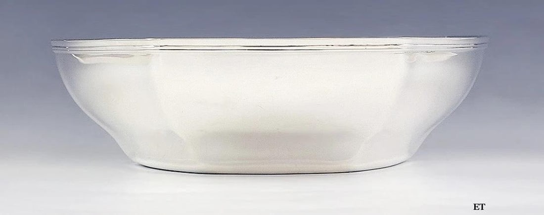 Excellent Tiffany & Co Sterling Silver 9" Hexagonal Bowl/Dish 1907-1947 (1 of 5)