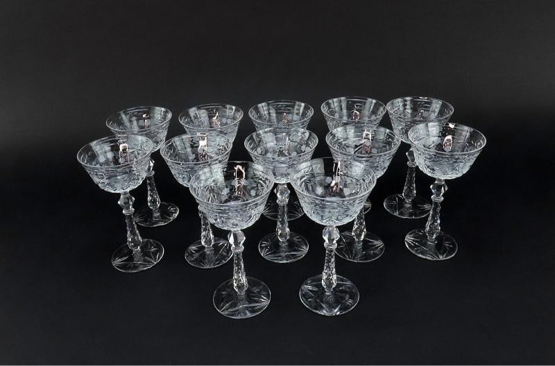 12 Fabulous American Cut Glass 2oz Cordial Wine Glasses c1920 Frosted Flowers: Condition: Used: An item that has been used previously. The item may have some signs of cosmetic wear, but is ... Read moreabout the conditionUsed: An item that has been used previously. The item may 