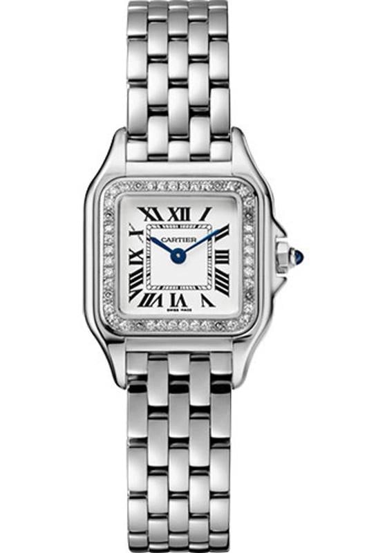 Cartier Panthere Small W4PN0007 2024 Card Bracelet Steel Silver Quartz 30mm (1 of 5)