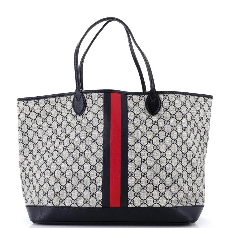 Gucci Ophidia Open Shopping Tote GG Coated Canvas Large: Accessories: Pochette Measurements: Handle Drop 8", Height 13", Width 15.5", Depth 7.5" . Condition: Pre-owned - Excellent,Brand: Gucci,Exterior Material: Canvas Coated,Style: Totes,Exterior Color:
