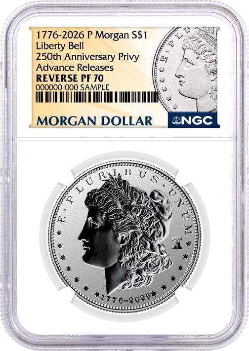 1776-2026 P Morgan & Peace Dollar Reverse Proof Set NGC PF70 Advanced Releases - 3