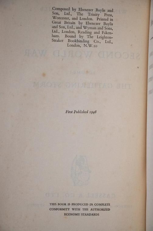 1948 The Second World War by Winston Churchill 1st Edition Fine Leather Bindings - 7