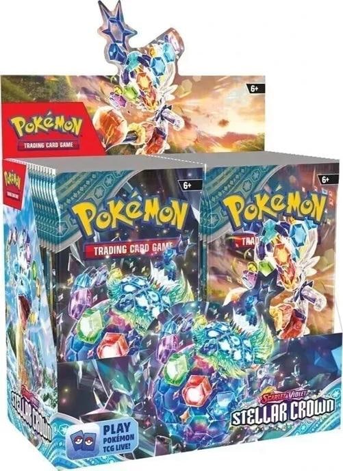 Pokemon TCG: Scarlet & Violet Stellar Crown Factory Sealed Booster Box: Condition: New/Factory Sealed: A brand-new, unused, unopened, undamaged item (including handmade items). See ... Read moreabout the conditionNew/Factory Sealed: A brand-new, unused, unopened,