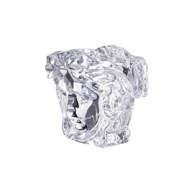 Versace Rosenthal Medusa Grande Vase H. 19 cm (7.48") Clear, in Crystal - 3