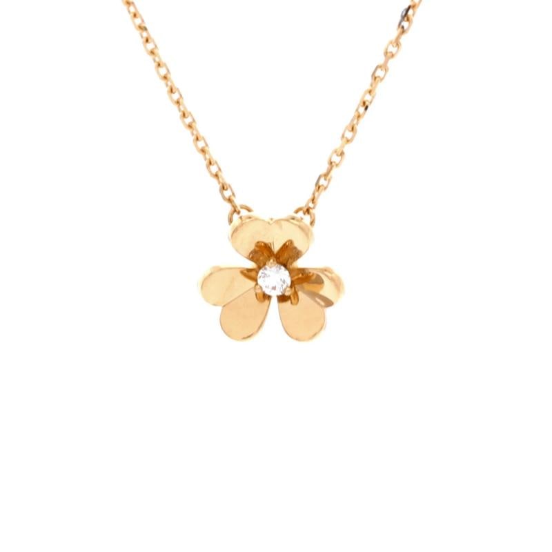 Van Cleef & Arpels Frivole Pendant Necklace 18K Yellow Gold and Diamond Mini: Condition: Pre-owned - Good,Brand: Van Cleef & Arpels,Main Stone: Diamond,Metal: 18K Yellow Gold,Metal Purity: 18K,Style: Pendant,Type: Necklace,Color: Yellow Gold,Material: 18K Yellow Gold, Diamond