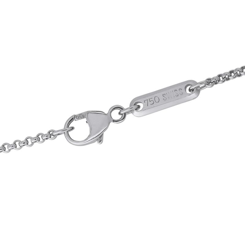 Chopard Happy Diamonds 18K White Gold 0.17ct Diamond Necklace CH35-050526 - 3