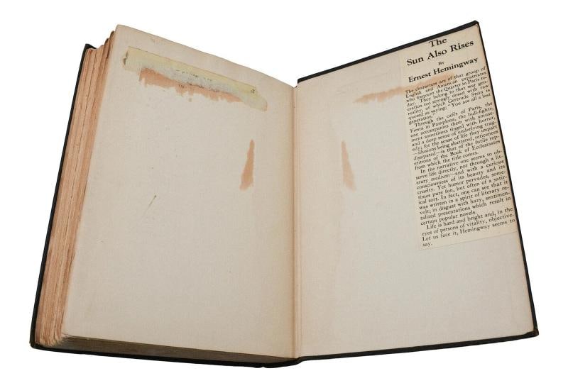 The Sun Also Rises ~ by ERNEST HEMINGWAY ~ First Edition ~ 1st Issue 1926 - 8