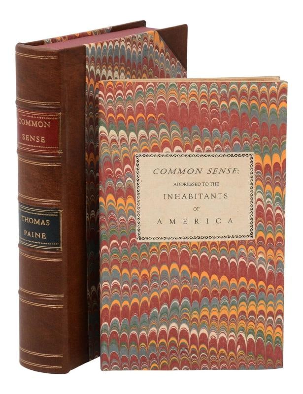 Common Sense ~ by THOMAS PAINE ~ First Thus ~ Disbound from 1st Collection 1792: Author: Paine, Thomas,Country of Origin: United States of America,Publisher: Charles R. and George Webster,Year Printed: 1792,Binding: Brochure/Pamphlet,Subject: Americana