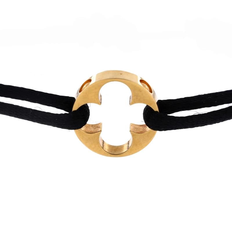 Louis Vuitton Empreinte Bracelet Silk Cord with 18K Yellow Gold - 3