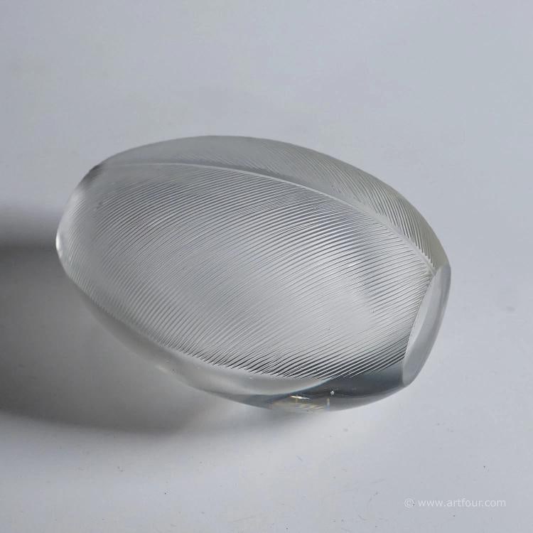 Vintage Art Glass Vase by Tapio Wirkkala for Iittala 1950s - 5