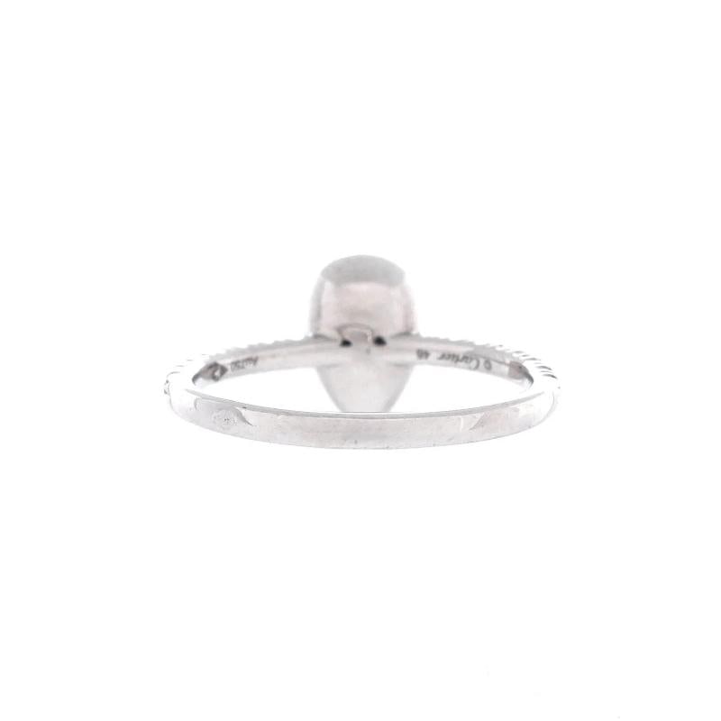 Cartier Etincelle de Cartier Solitaire Ring 18K White Gold with Pear Cut Diamond - 3