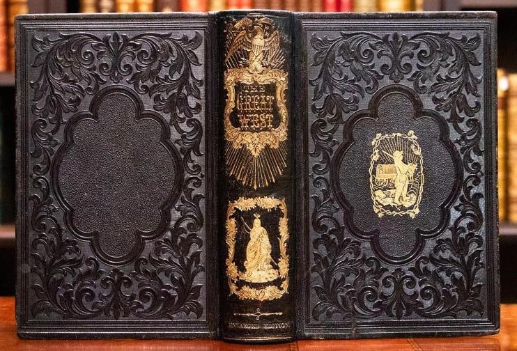 1857 The Great West Pioneers Indian Massacres Wars Color Plates Fine Leather: Binding: Leather,Place of Publication: New York,Language: English,Special Attributes: Illustrated, Fine Leather Binding, Great Condition, 170 Years Old, Rare,Author: Henry Howe,Publisher: George F. Tu