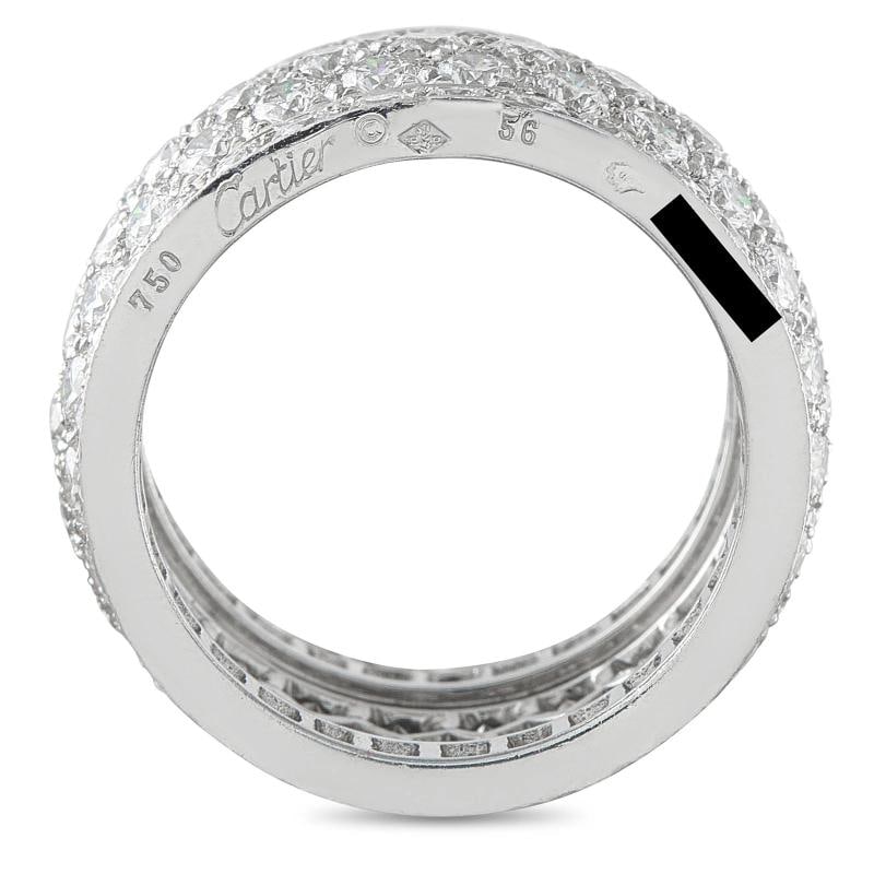 Cartier Nigeria 18K White Gold 5.50ct Diamond Ring CA22-060426 - 4