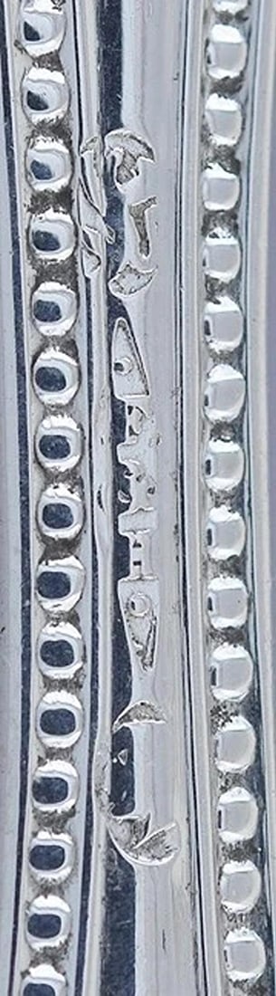 6 Rare c1855 Antique American Coin Silver Beaded Lobster Nut Picks - 4