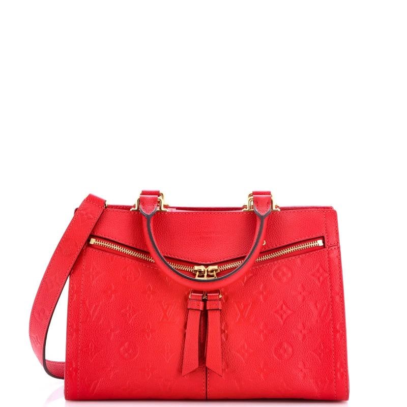Louis Vuitton Sully Tote Monogram Empreinte Leather PM: Accessories: With Strap Measurements: Handle Drop 5", Height 8", Width 11.5", Depth 4.5", Strap Drop 19.5". Condition: Pre-owned - Good,Brand: Louis Vuitton,Exterior Material: Leather,Style: