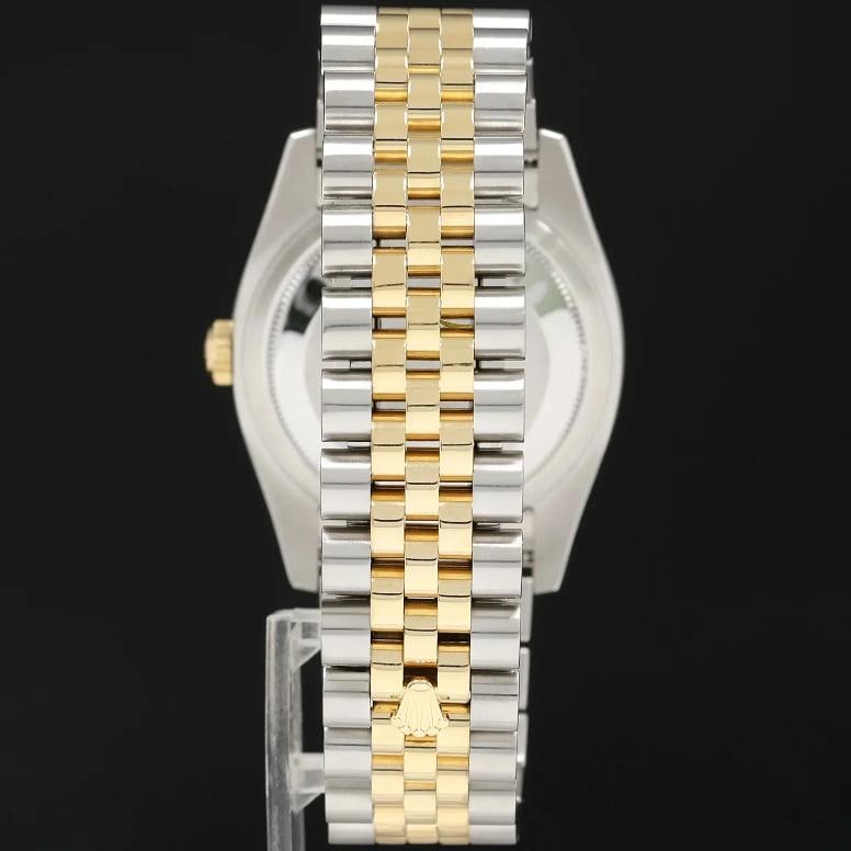 2014 MINT Rolex 116233 DateJust Jubilee 36mm Two Tone Gold Champagne Watch Box - 5