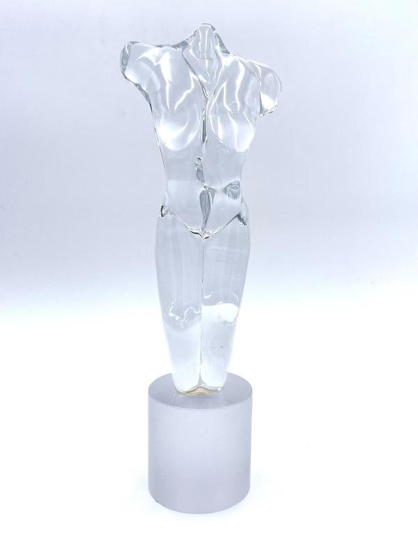 VINTAGE MURANO ART GLASS SCULPTURE WITH LIGHT: MEASURES AT : HEIGHT : 14Ã¢â‚¬Â inches WIDTH : 5Ã¢â‚¬Â inches WEIGHT : 5.11 lbs. Condition: Used: An item that has been used