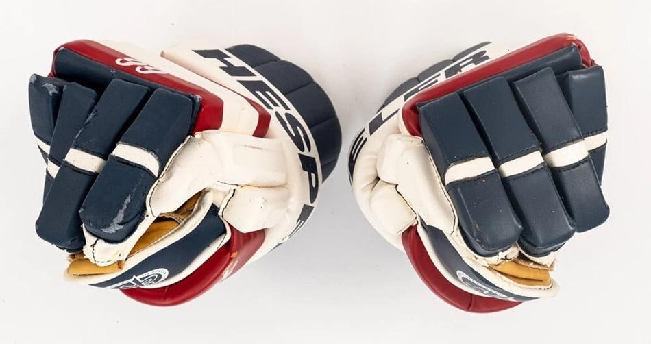 Wayne Gretzky New York Rangers Hespeler Game Model Hockey Gloves PSA DNA COA - 7