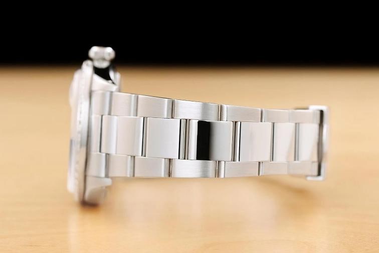 ROLEX DATEJUST 1601 18K GOLD STEEL ICE BLUE DIAMOND WATCH w/ OYSTER BRACELET - 5