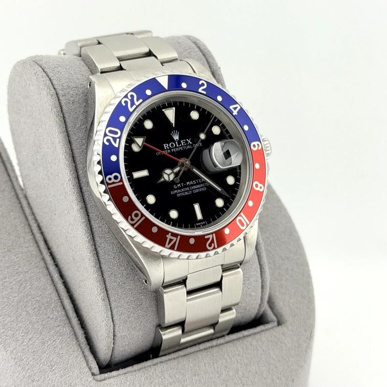 Rolex GMT Master Pepsi 16700 40mm Red Blue Bezel Stainless Steel - 2